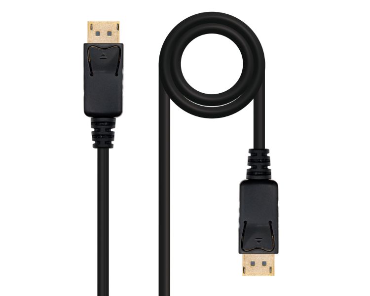 CABLE DISPLAYPORT DP/M-DP/M NEGRO 0.5 M NANOCABLE