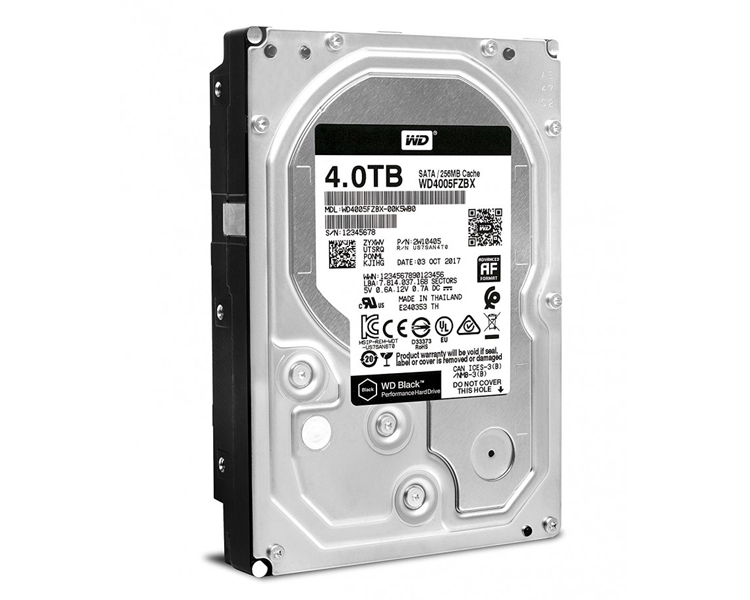 DISCO DURO 4 TB 3.5'' SATA WD BLACK