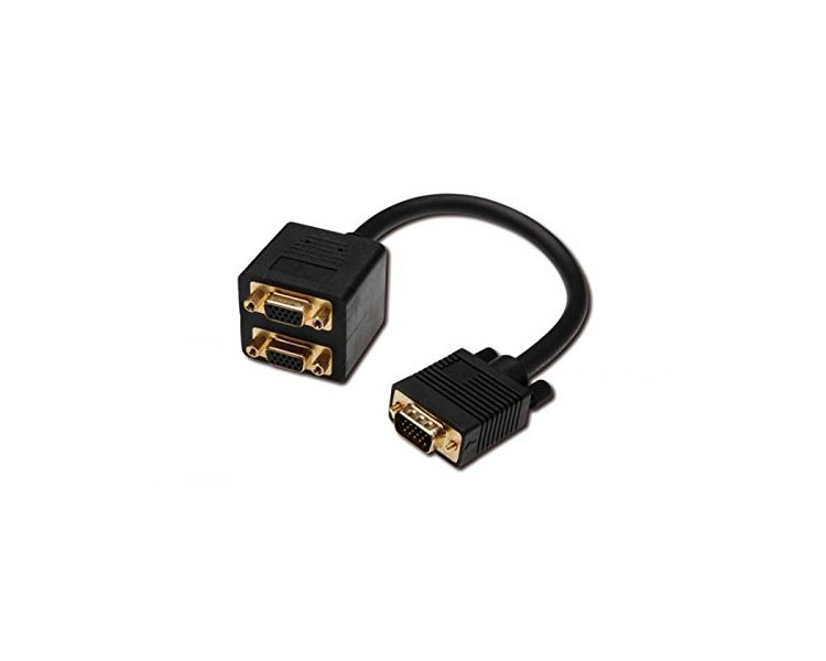 CABLE BIFURCADOR MONITOR VGA 20 CM NANOCABLE