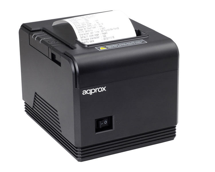 IMPRESORA POS80AM USB/SERIE AUT. NEGRO APPROX