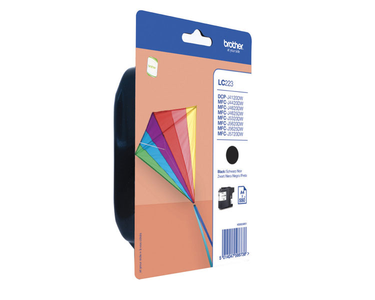 CARTUCHO NEGRO DCPJ4120/562/4420 (LC223-BK) BROTHER