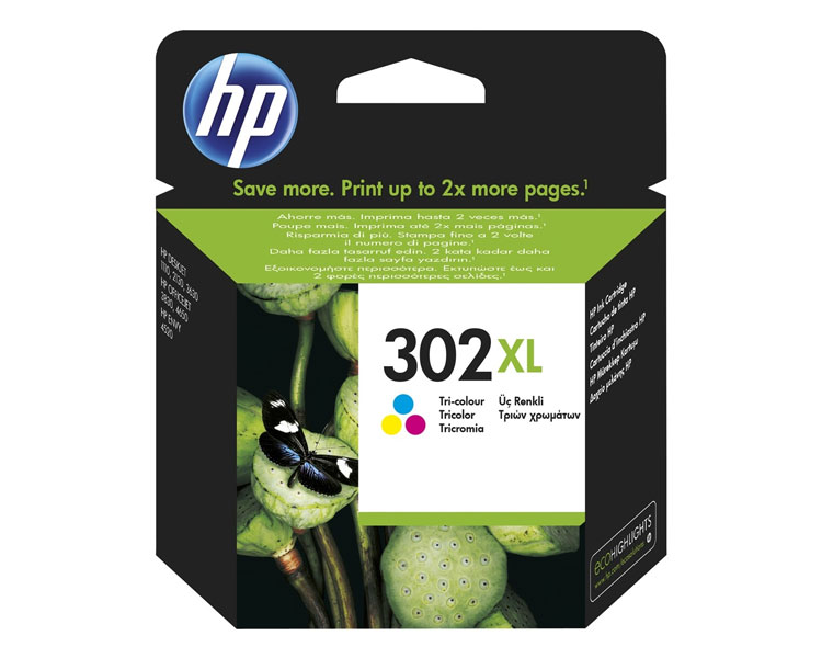 CARTUCHO TINTA COLOR HP 302 XL (F6U67AE)