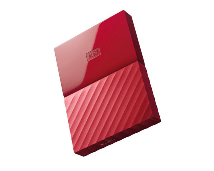 HDD EXTERNO WD 2.5 3 TB 3.0 MY PASSPORT WORLDWIDE RED
