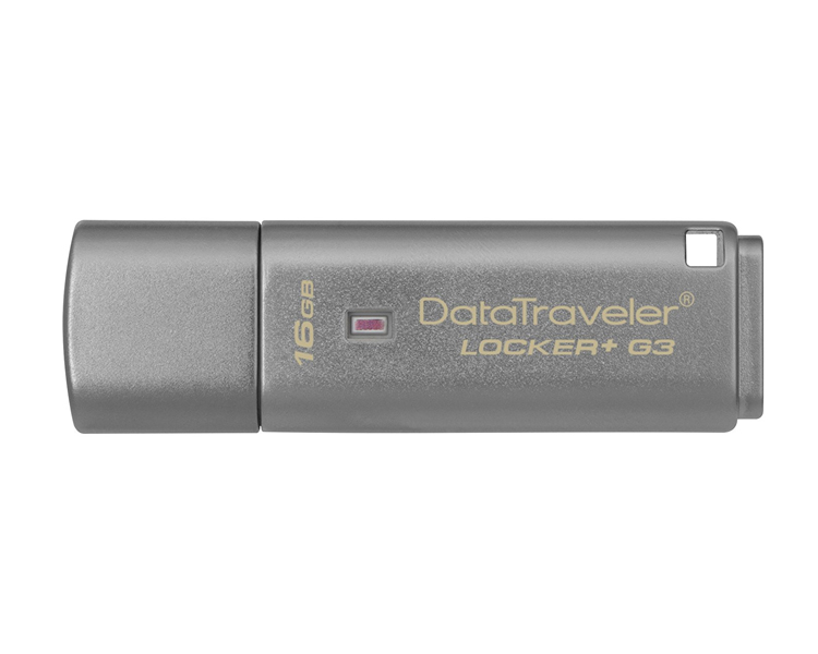 USB DISK 16 GB DATATRAVELER LOCKER+ G3 USB 3.0 KINGSTON
