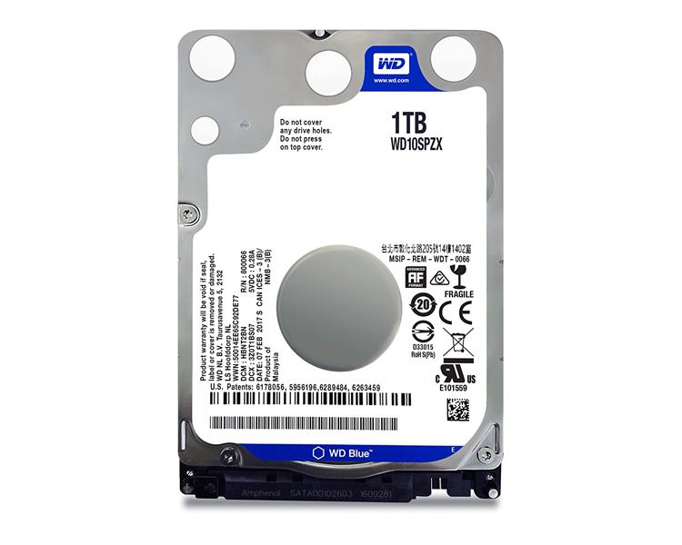 DISCO DURO 1 TB 2.5'' SATA BLUE WD