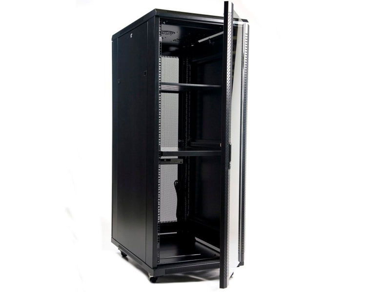 ARMARIO DE SUELO RACK 19'' 42U 600x1000 PUERTA PERFORADA