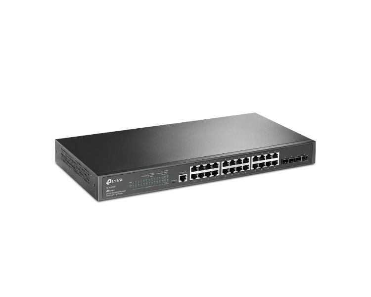 TP-LINK JETSTREAM SWITCH 24 PORT 10/100/1Gbit RACK + 4 SFP