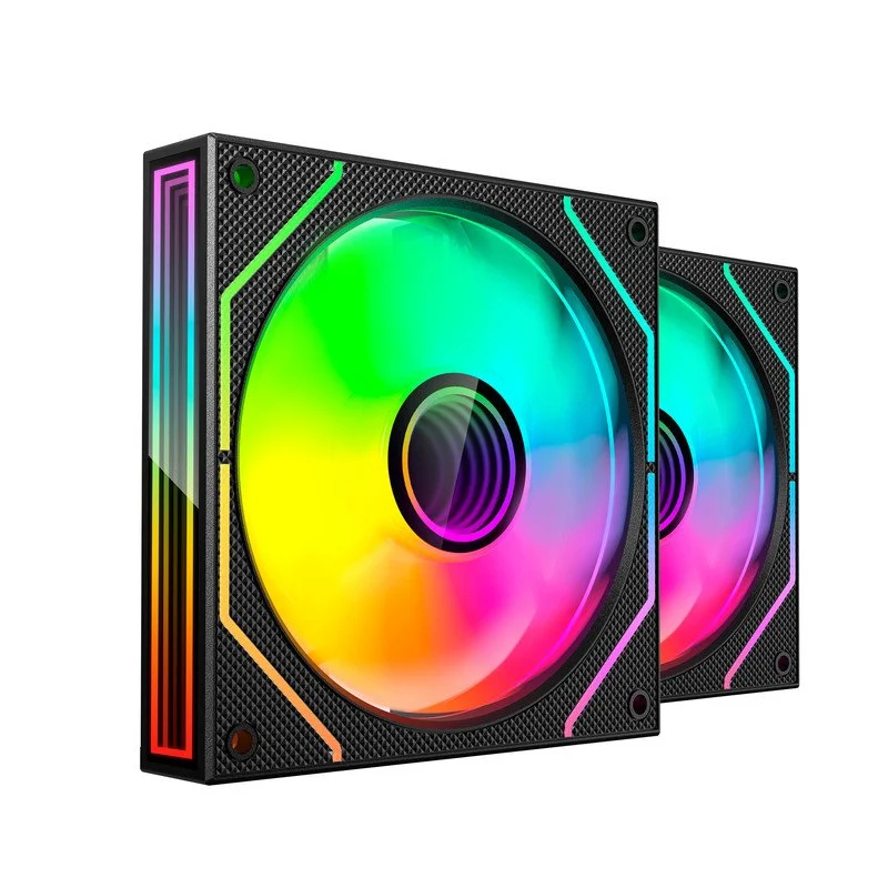 KIT 2 VENTILADORES AUXILIAR MF-3D PROX2R NEGRO MARS GAMING