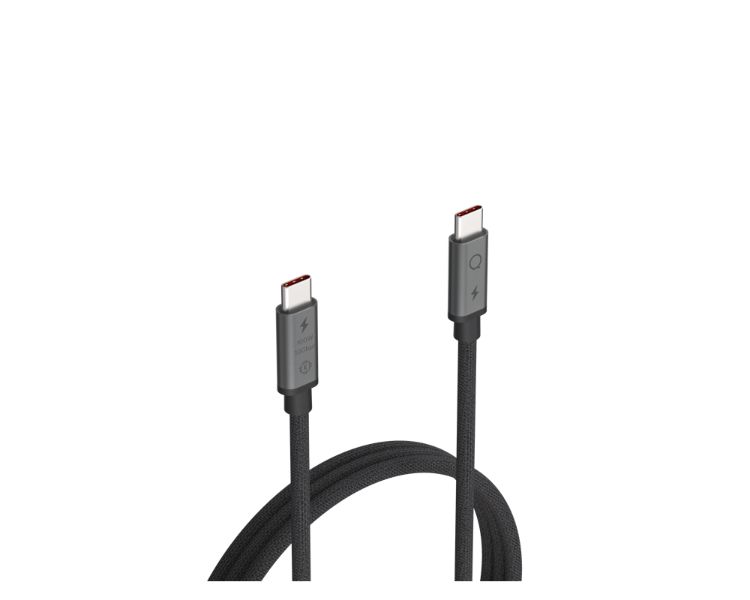 CABLE USB-C A USB-C PRO 100W PD PRO NEGRO 2M LINQ