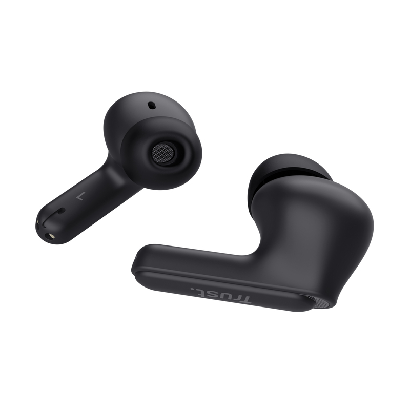 AURICULAR DE BOTON WIRELESS YAVI ENC NEGRO TRUST