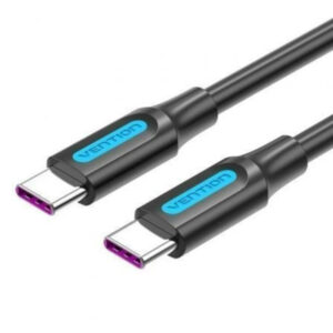 CABLE USB-C A USB-C 0.50 M NEGRO VENTION