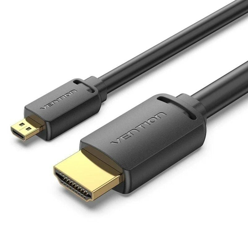 CABLE 2.0 4K HDMI/M A MICRO HDMI/M 3 M AWG34 NEGRO VENTION