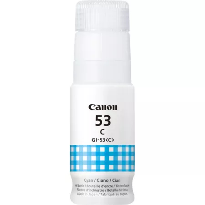 CARTUCHO BOTELLA TINTA CIAN GI-53 CANON