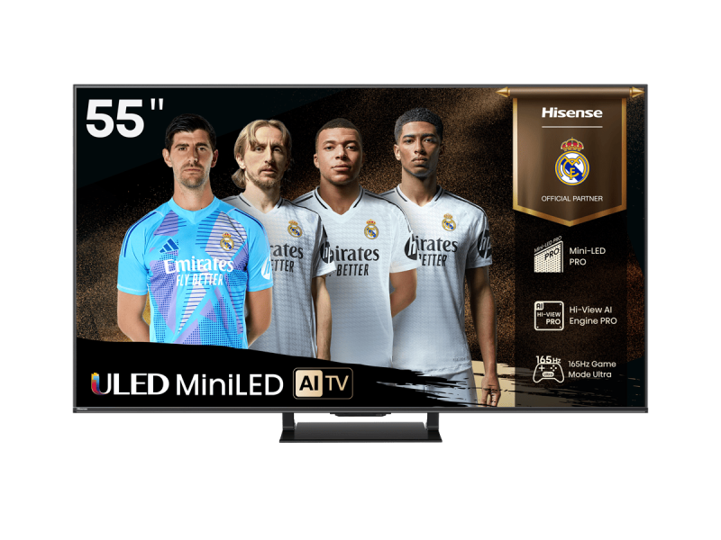 TELEVISOR 55'' MINILED UHD 4K QUANTUM DOT 165Hz 55U7Q PRO SMART TV HISENSE