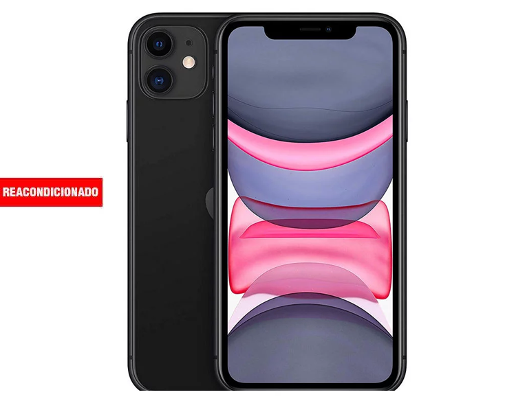 APPLE iPHONE 11 256GB BLACK REACONDICIONADO GRADO B
