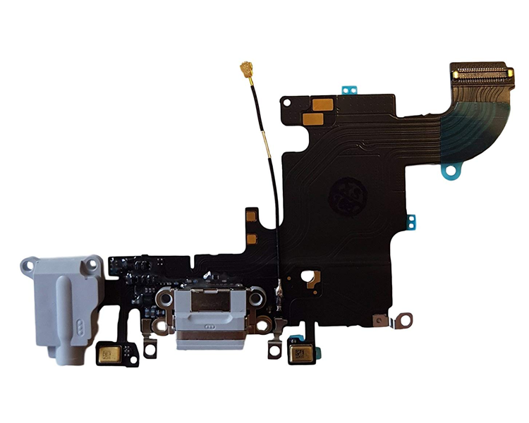 REPUESTO FLEX CONECTOR DE CARGA SILVER IPHONE 6S