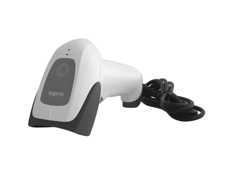 LECTOR CODIGO BARRAS LASER 2D APPLS22WH USB BLANCO APPROX