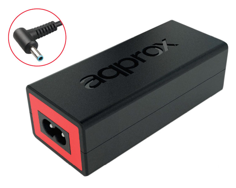 AC ADAPTER PARA HP NOTEBOOK 65W 4.5x3mm APPROX