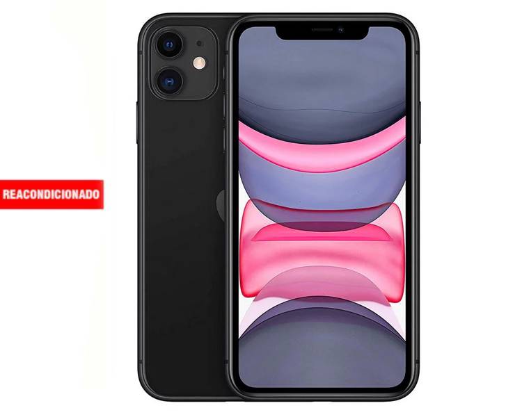 APPLE iPHONE 11 128GB BLACK REACONDICIONADO GRADO B