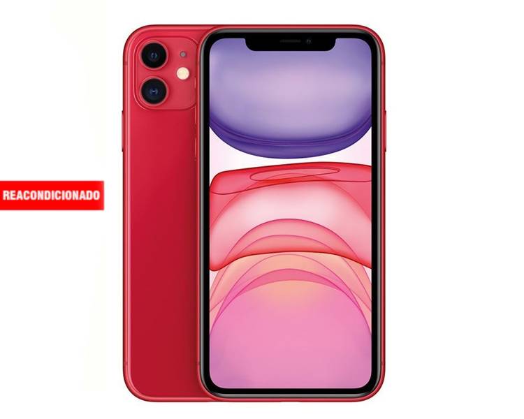 APPLE iPHONE 11 128GB RED REACONDICIONADO GRADO B