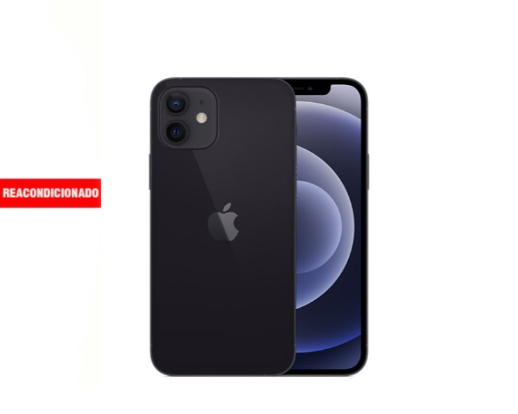 APPLE iPHONE 12 256GB BLACK REACONDICIONADO GRADO B