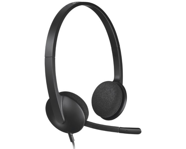 AURICULAR + MICROFONO H340 SUPRESION DE RUIDO NEGRO LOGITECH