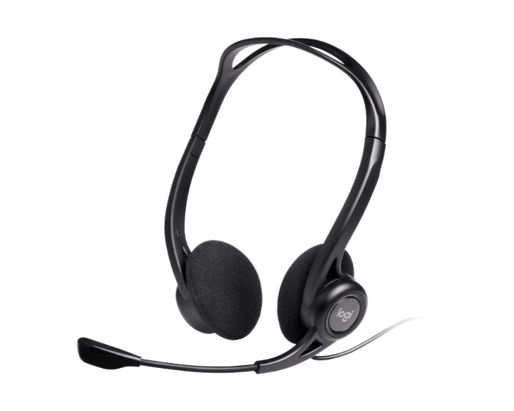 AURICULAR + MICROFONO PC960M SUPRESION DE RUIDO NEGRO LOGITECH