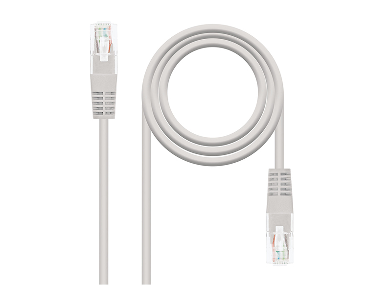 CABLE DE RED LATIGUILLO RJ45 CAT6 UTP 15 M GRIS NANOCABLE
