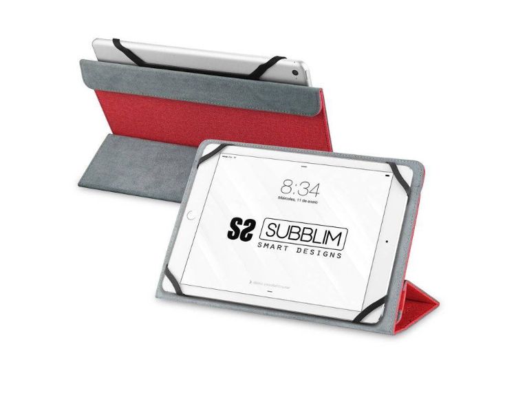 FUNDA TABLET FREECAM HASTA 11'' ROJO SUBBLIM