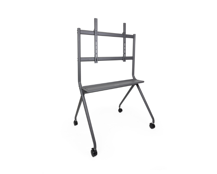 SOPORTE SUELO ISTAND CON RUEDAS 50''-86'' NEGRO TOOQ