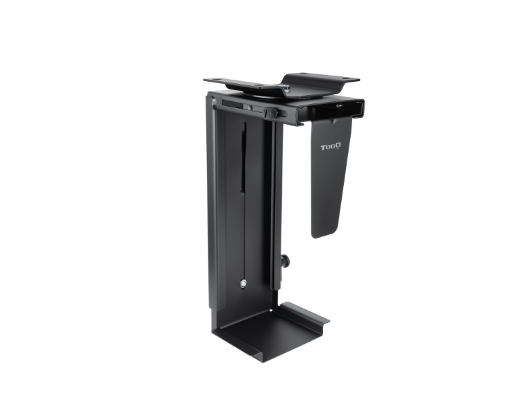 SOPORTE METALICO CPU PARA ESCRITORIO/PARED NEGRO TOOQ