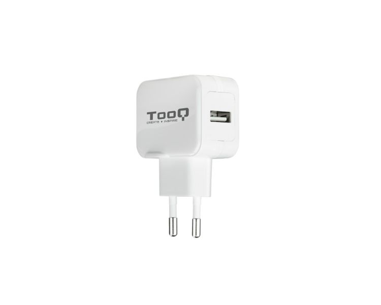 CARGADOR PARED AUTOMATICO 1XUSB 5V 2.4A BLANCO TOOQ
