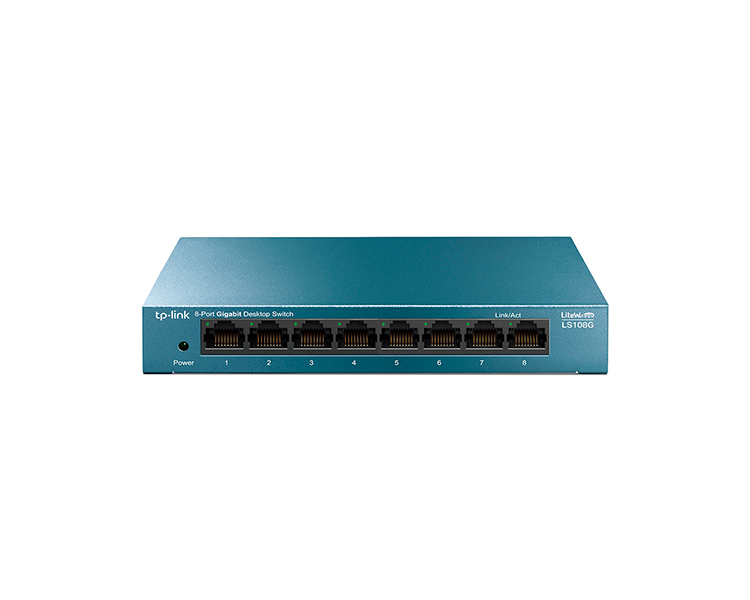 TP-LINK LITEWAVE SWITCH 8 PUERTOS 10/100/1Gbit METALICO