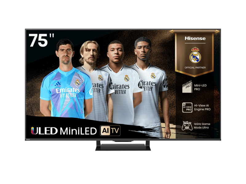 TELEVISOR 75'' MINILED UHD 4K QUANTUM DOT 165Hz 75U7Q PRO SMART TV HISENSE