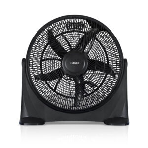 VENTILADOR DE SUELO SEMI INDUSTRIAL HOVER WIND NEGRO HAEGER
