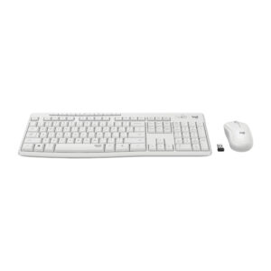 TECLADO + RATON WIRELESS MK295 USB SILENT BLANCO LOGITECH