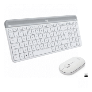 TECLADO + RATON WIRELESS MK470 SLIM BLANCO LOGITECH