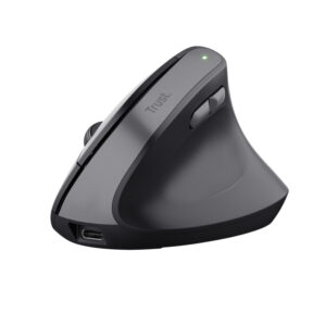 RATON OPTICO WIRELESS ERGONOMICO VERTICAL TM-270 NEGRO TRUST