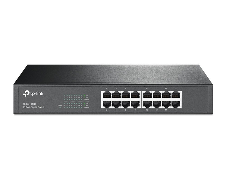 TP-LINK SWITCH 16 PORT 10/100/1Gbit RACK