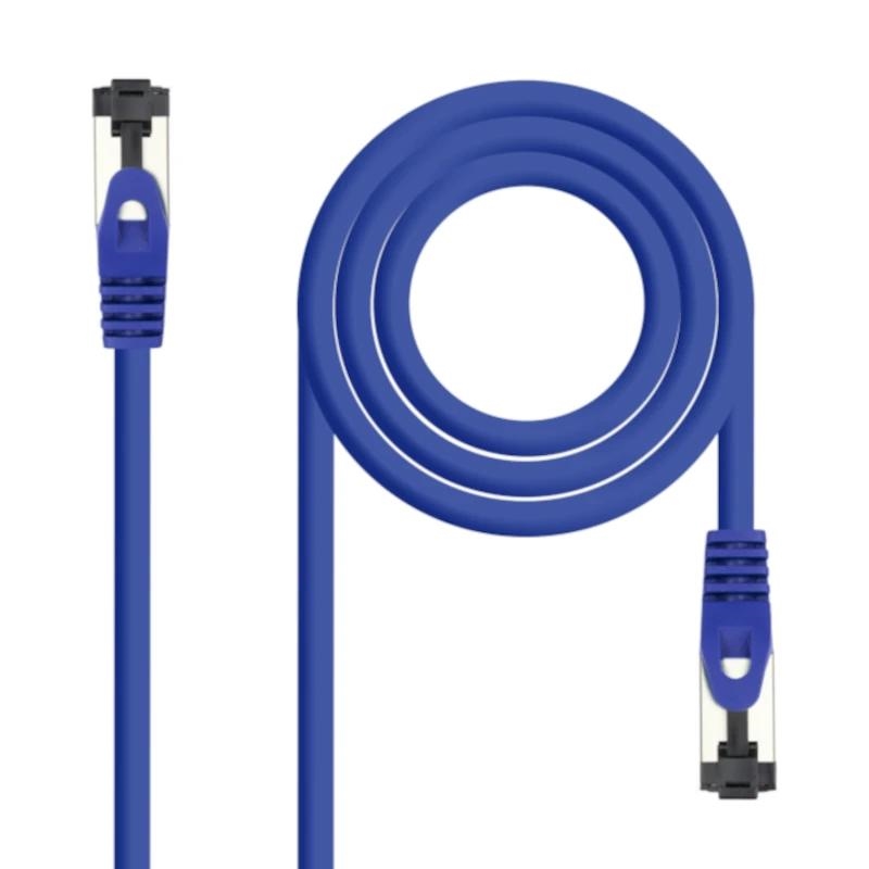 Nanocable Cable red Cat. 8.1 2GHZ SSTP Azul 2m