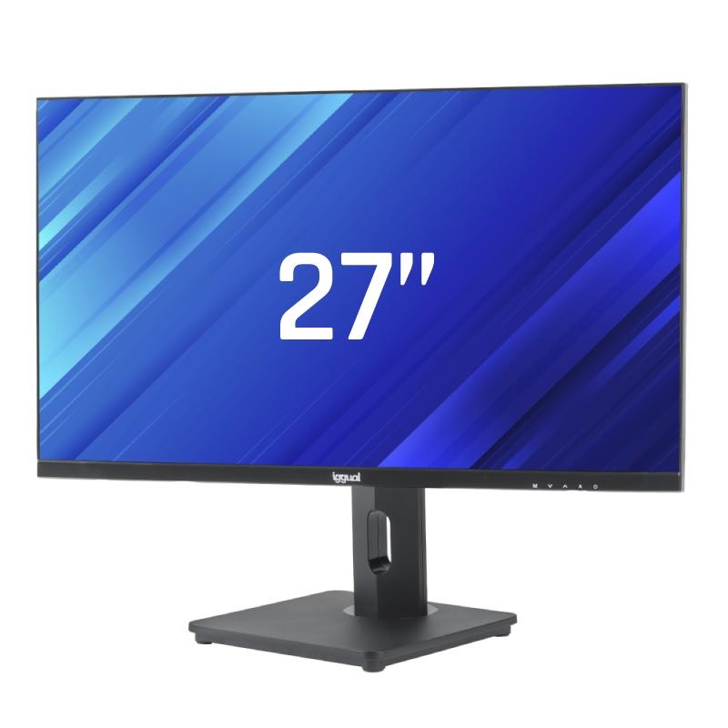 iggual Monitor 27" FHD VGA HDMI 100Hz pivotante AA