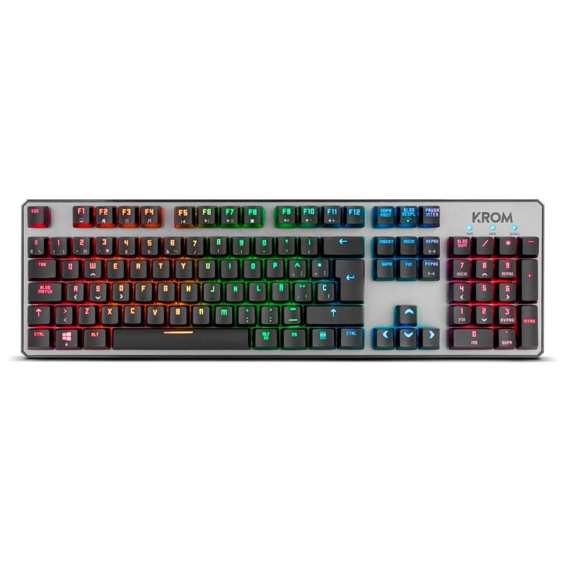 TECLADO GAMING KROM KERNEL USB RETROILUMINADO MECANICO NEGRO