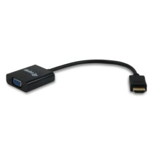 ADAPTADOR HDMI MACHO A VGA HEMBRA CON AUDIO JACK 3.5" EQUIP 11903607