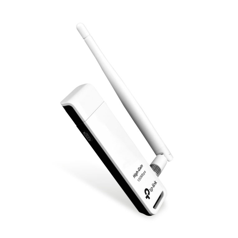 USB WIFI TP-LINK WN722N 150MB ALTA GANANCIA 1 ANTENA DESMONTABLE