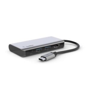 ADAPTADOR USB-C BELKIN AVC006BTSGY A 1xUSB-C PD3.0 2xUSB 3.0 1xHDMI 4K 100W