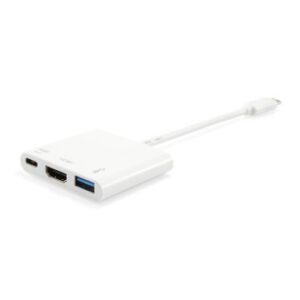 ADAPTADOR USB-C EQUIP 133461 A 1xHDMI HEMBRA 1xUSB-C PD 60W 1xUSB-A