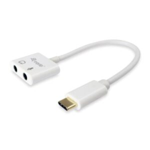 ADAPTADOR USB-C EQUIP A AUDIO 2 JACK 3.5MM HEMBRA PARA AURICULAR Y MICROFONO