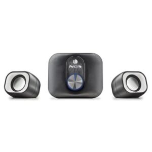 ALTAVOCES 2.1 NGS MINI COMET USB 20W COLOR NEGRO
