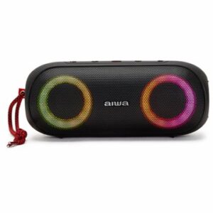 ALTAVOZ BLUETOOTH PORTABLE AIWA BST-650BK NEGROBT 5.0 TWS MICRO INTEGRADO 2x10W RMS HYPERBASS IPX6 I