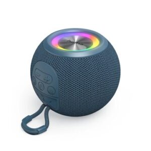 ALTAVOZ BLUETOOTH PORTABLE HAMA BALL SHAPE 5W ILUMINACION LED TWS BATERIA 10h MANOS LIBRES COLOR AZU